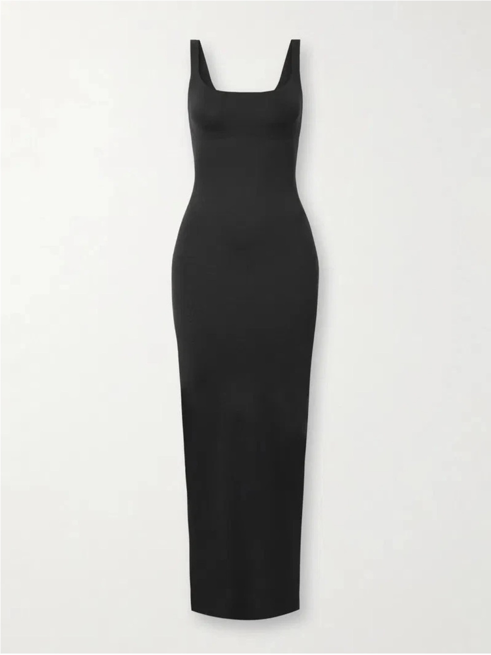Skims Body Tank Slip Bodycon Maxi Dress Onyx Black Sz M